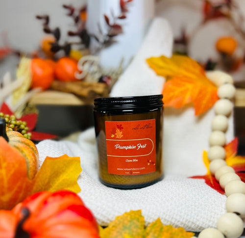Amber Soy Wax Candles - 🍁 The Fall Collection 🍁