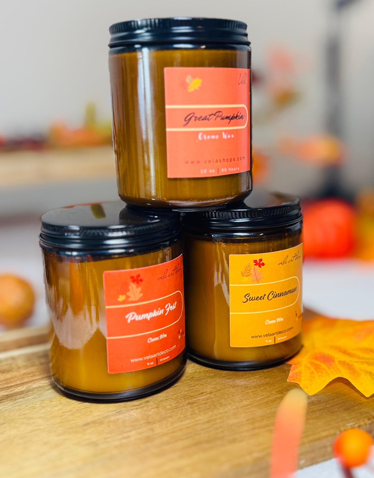 Amber Soy Wax Candles - 🍁 The Fall Collection 🍁