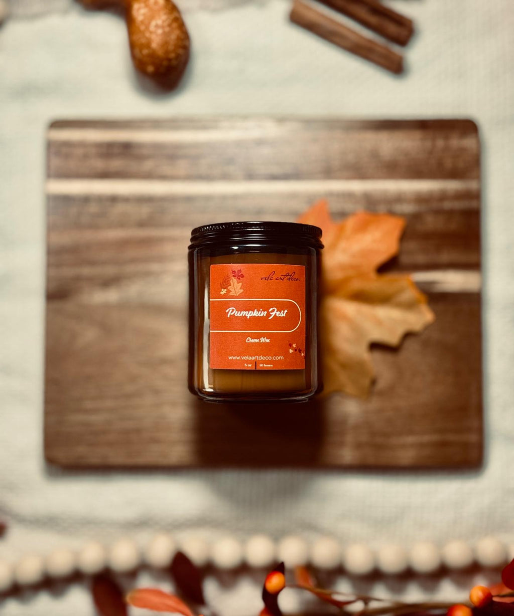 Amber Soy Wax Candles - 🍁 The Fall Collection 🍁