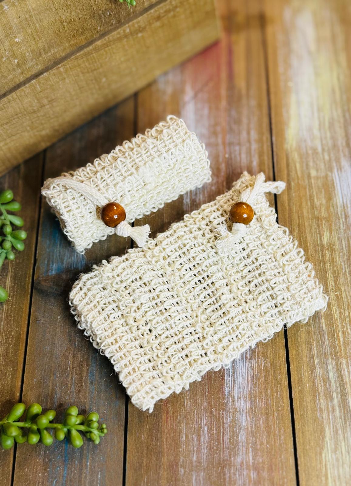 Soap Bag, Natural Sisal Soap Saver Bag