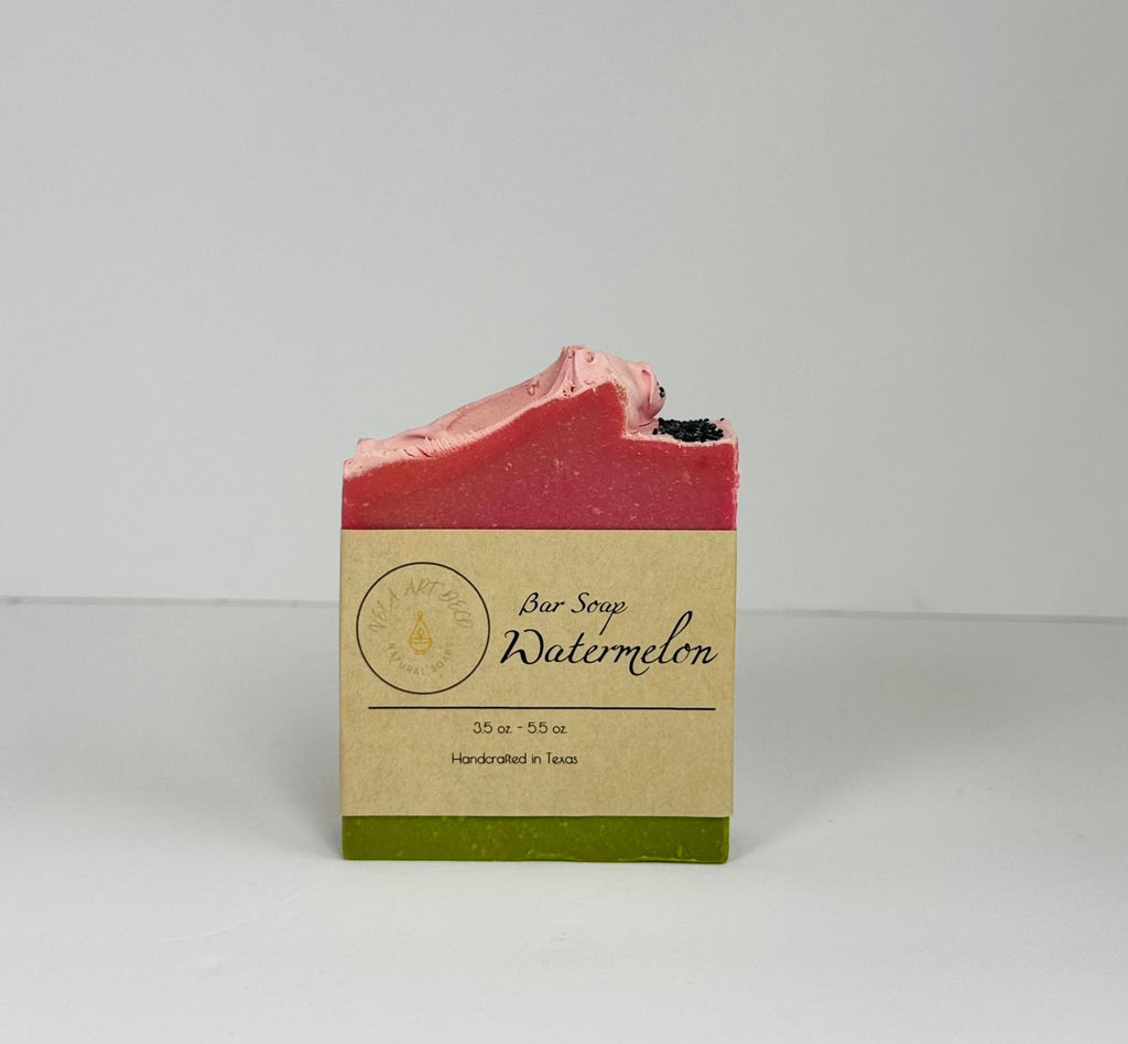 Watermelon Bar Soap - Best for Hydration, Exfoliating, Renovate Cells - 🌞