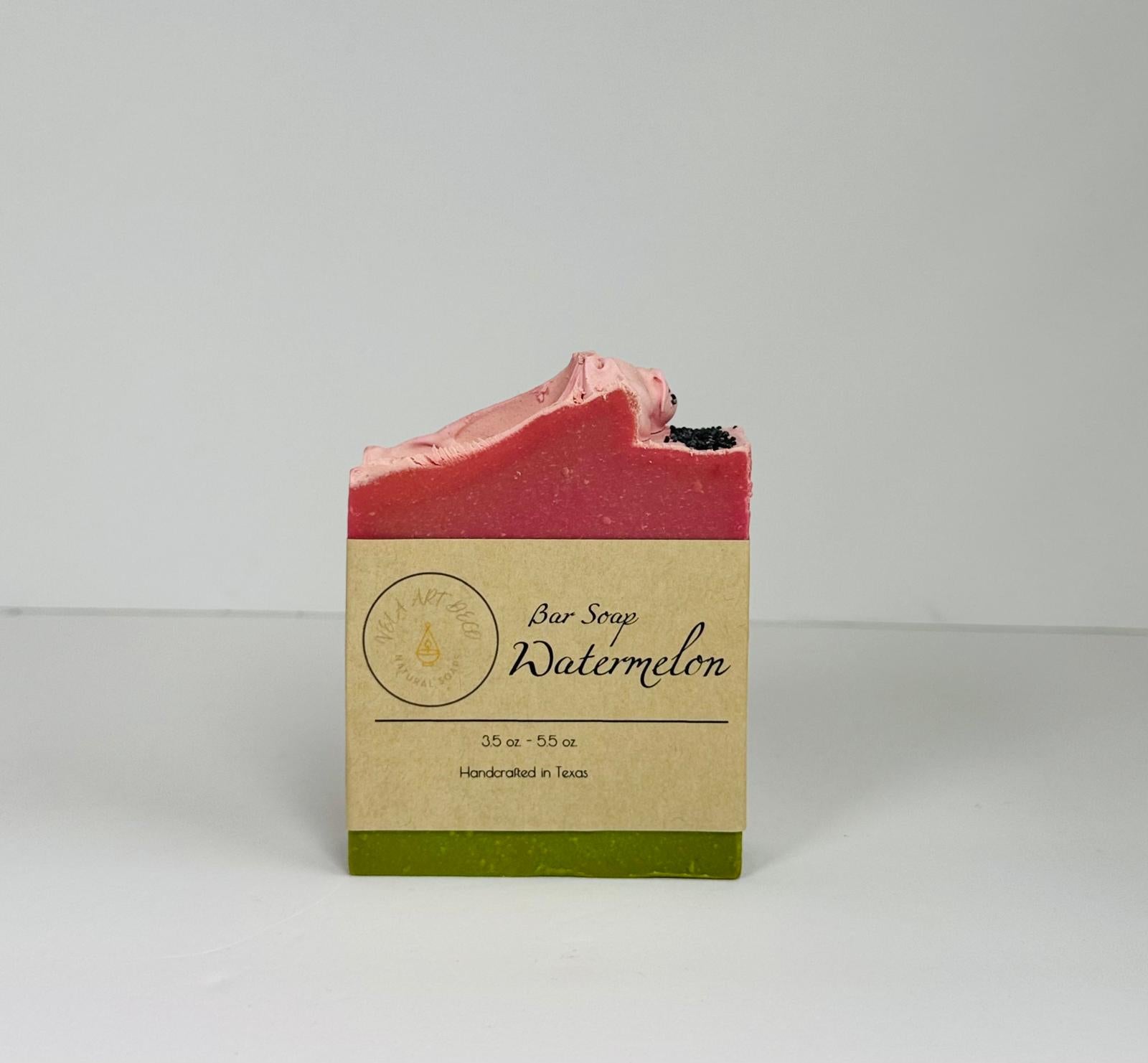 Watermelon Bar Soap - Best for Hydration, Exfoliating, Renovate Cells - 🌞