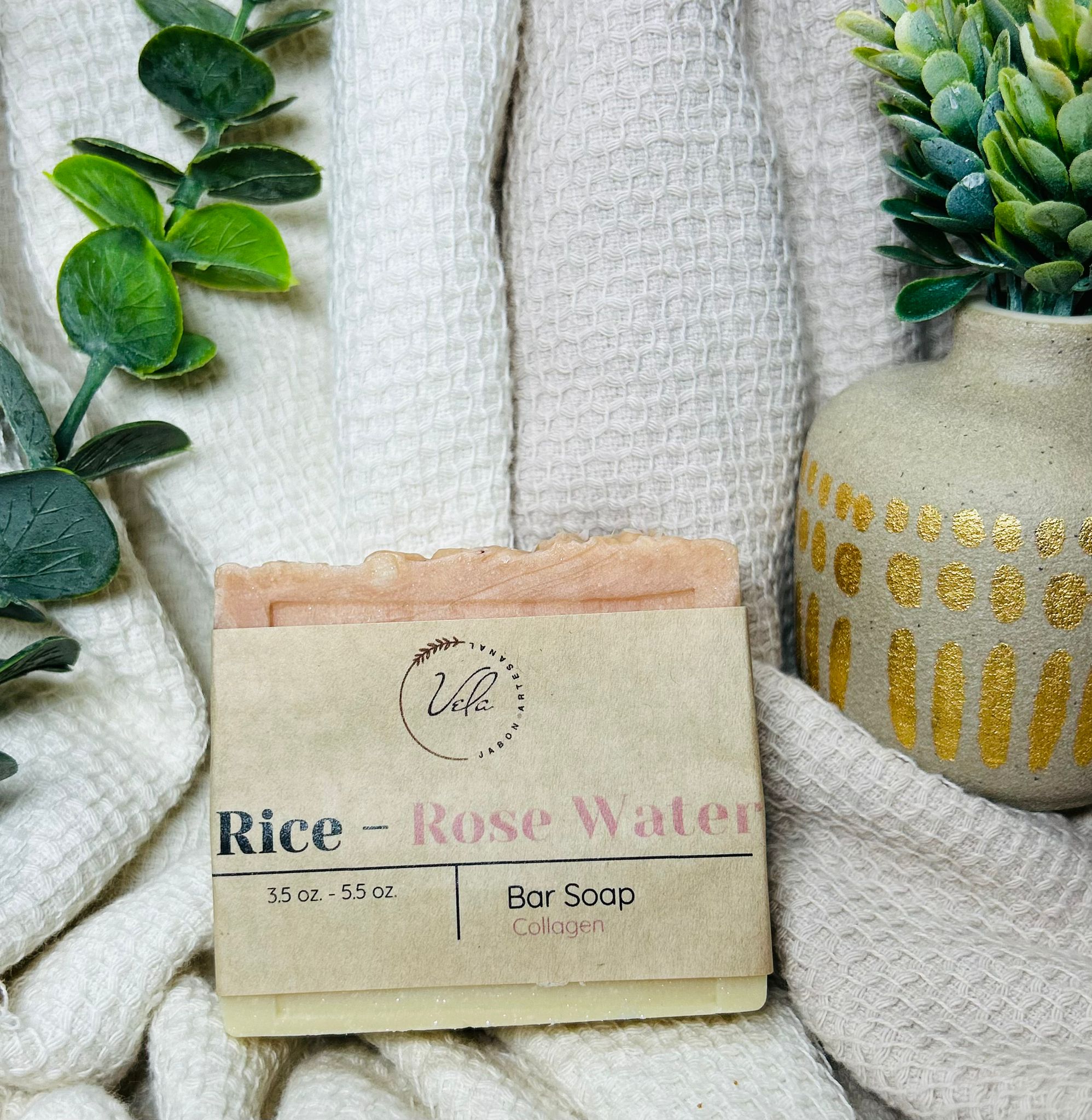 Rice Soap - Rose Water - Best for Acne, Cleansing