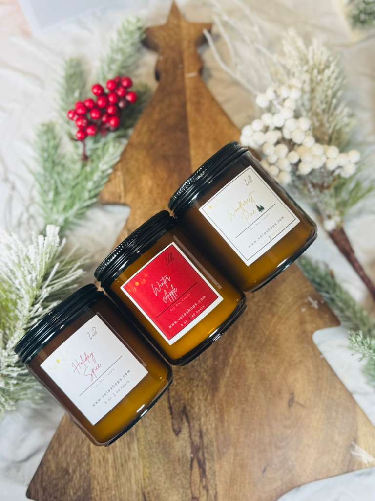 Christmas Soy Wax Candles Collection 🎄