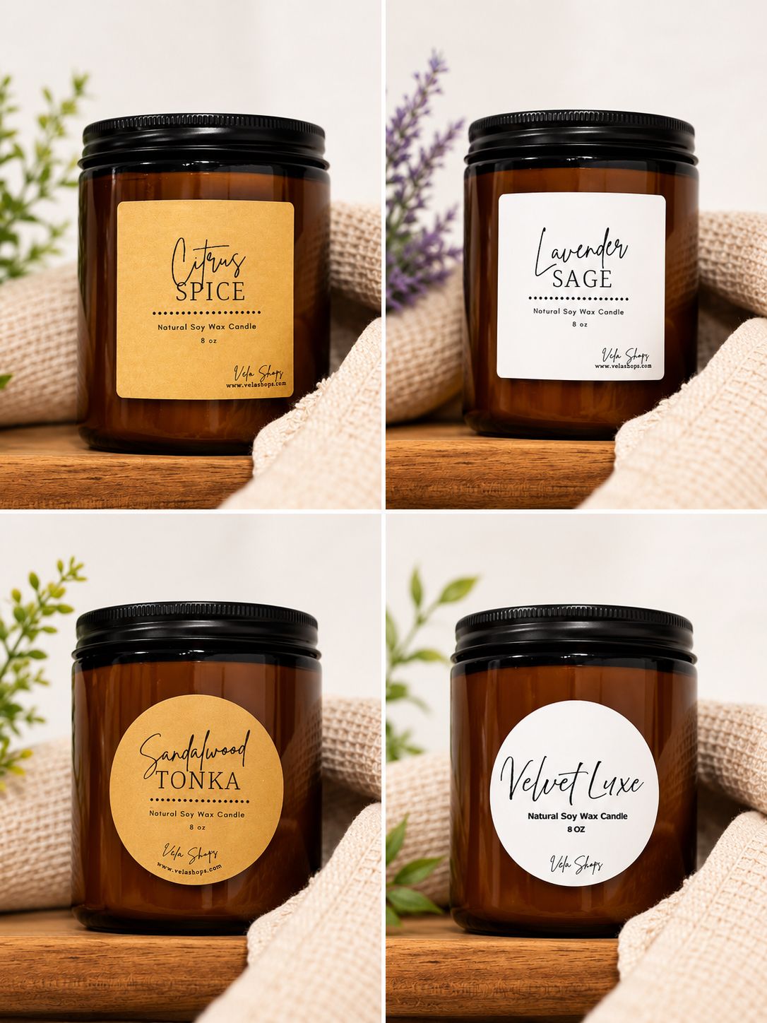 Soy Wax Candles – Pick Your Bundle -🕯️