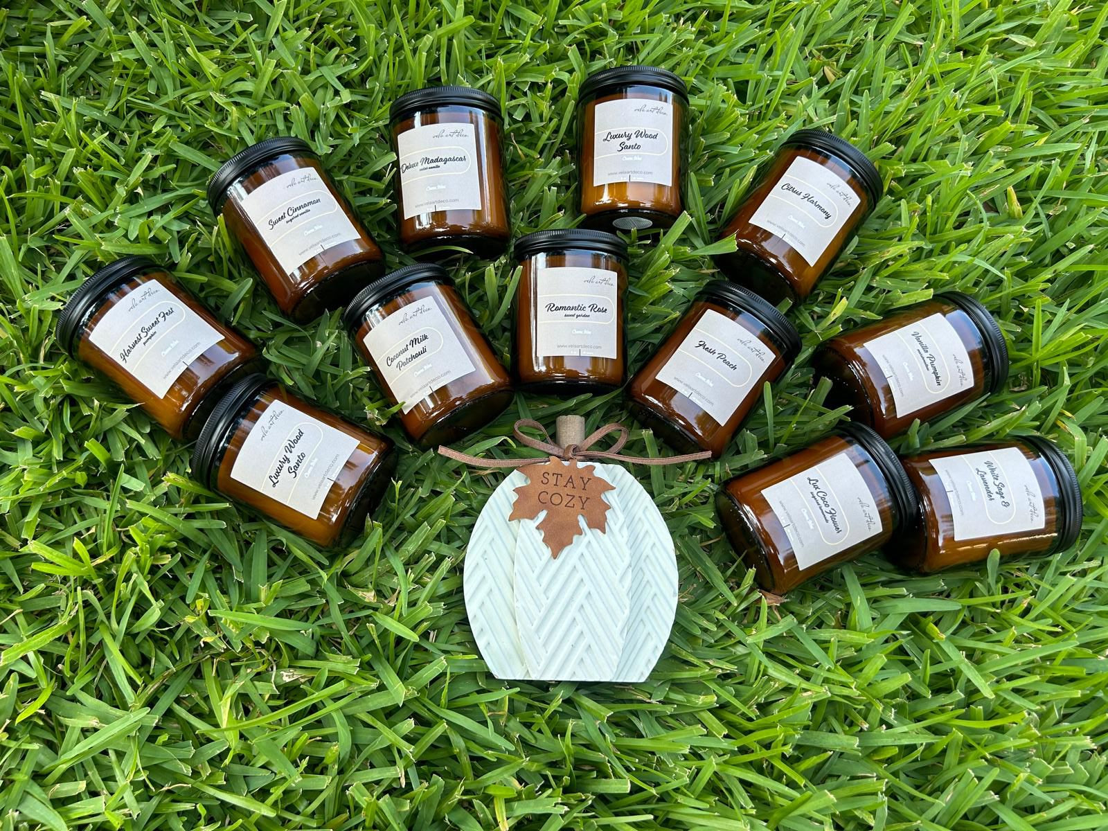 Amber Soy Wax Candles