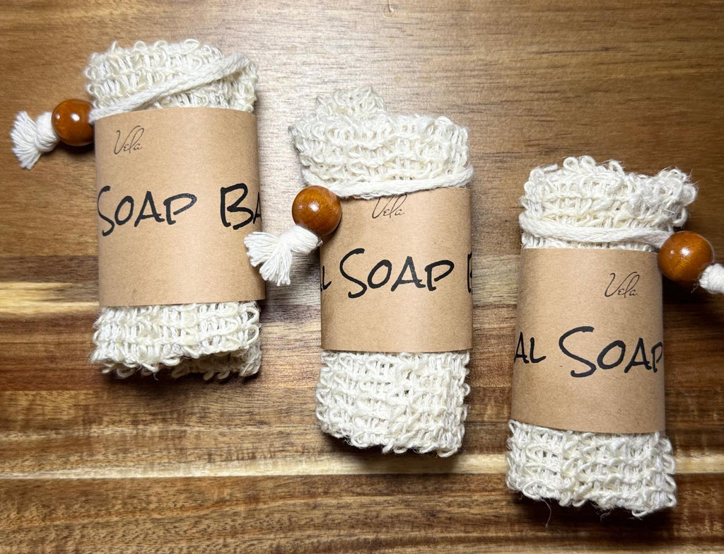 Soap Bag, Natural Sisal Soap Saver Bag