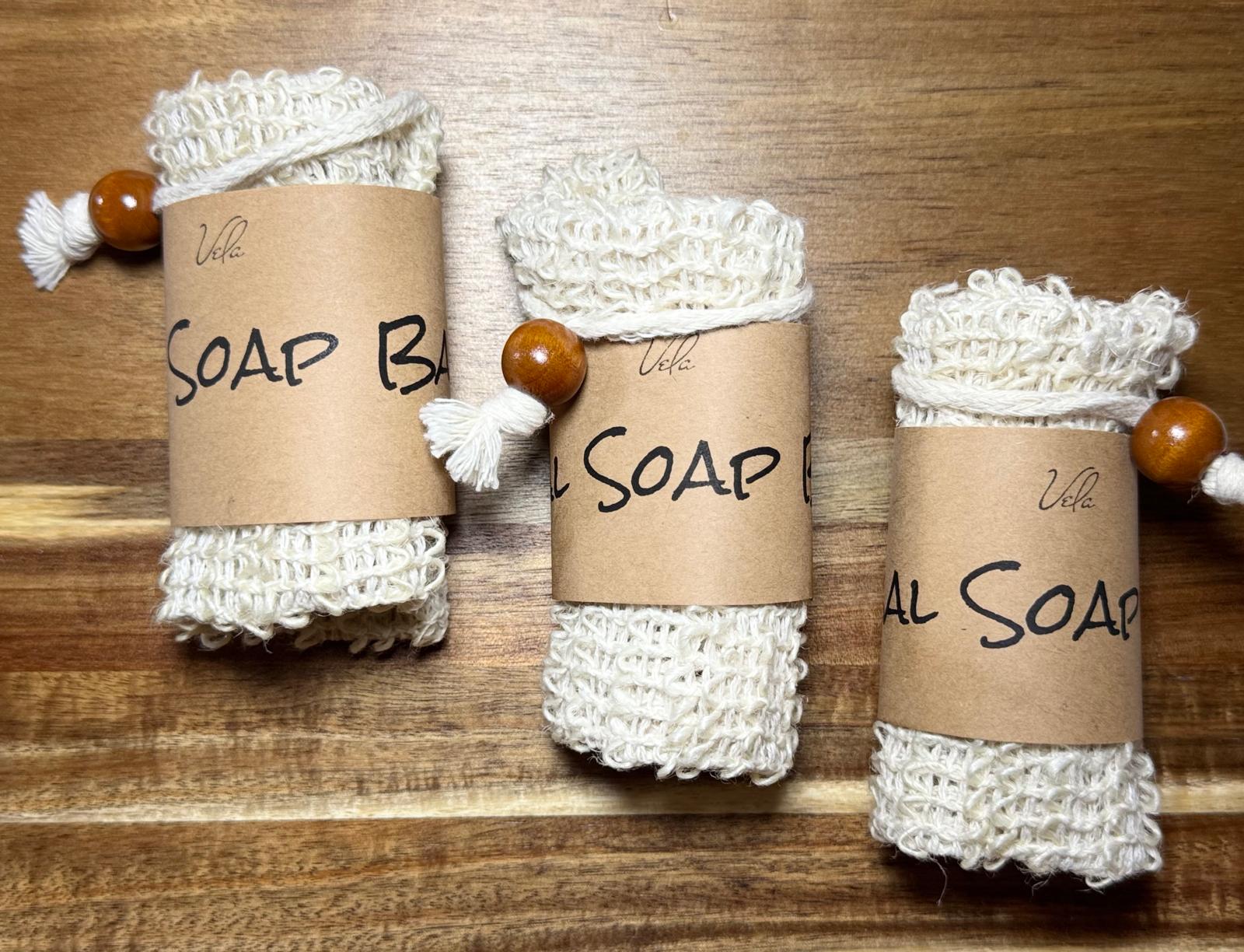 Soap Bag, Natural Sisal Soap Saver Bag