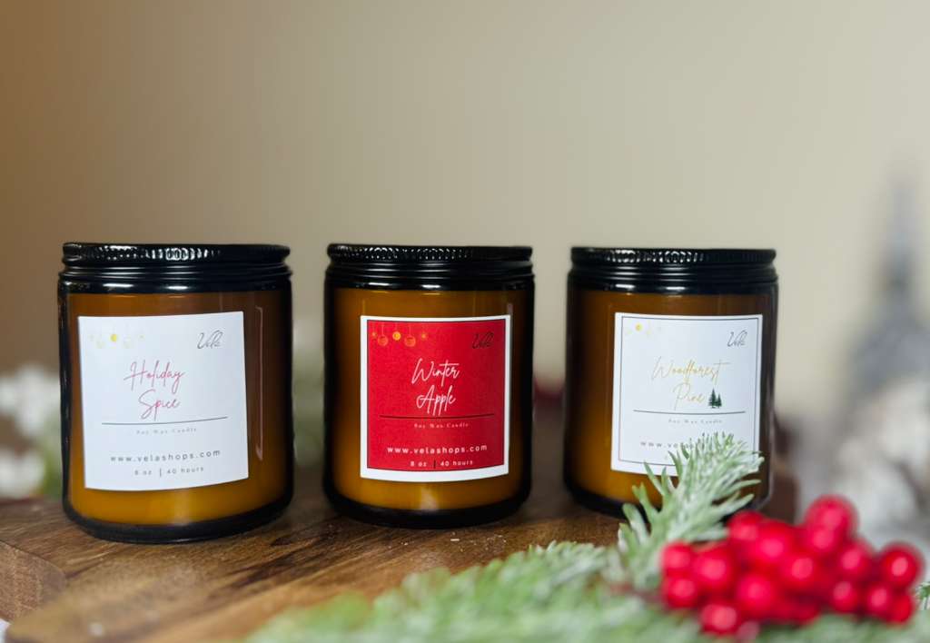 Christmas Soy Wax Candles Collection 🎄